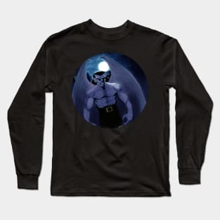 Gargoyles Goliath (round art) Long Sleeve T-Shirt